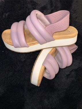 Koolaburra by UGG Anida Platform Sandals Mauve Pink Purple Size 8.5